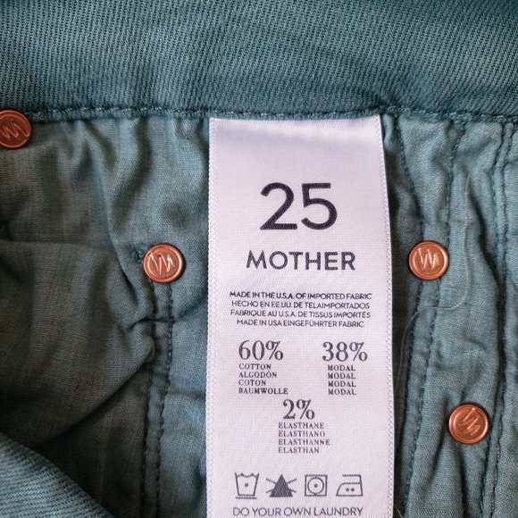 Mother The Looker Ankle In Blue Lagoon Skinny Fit Stretch Jeans - Picture 8 of 10